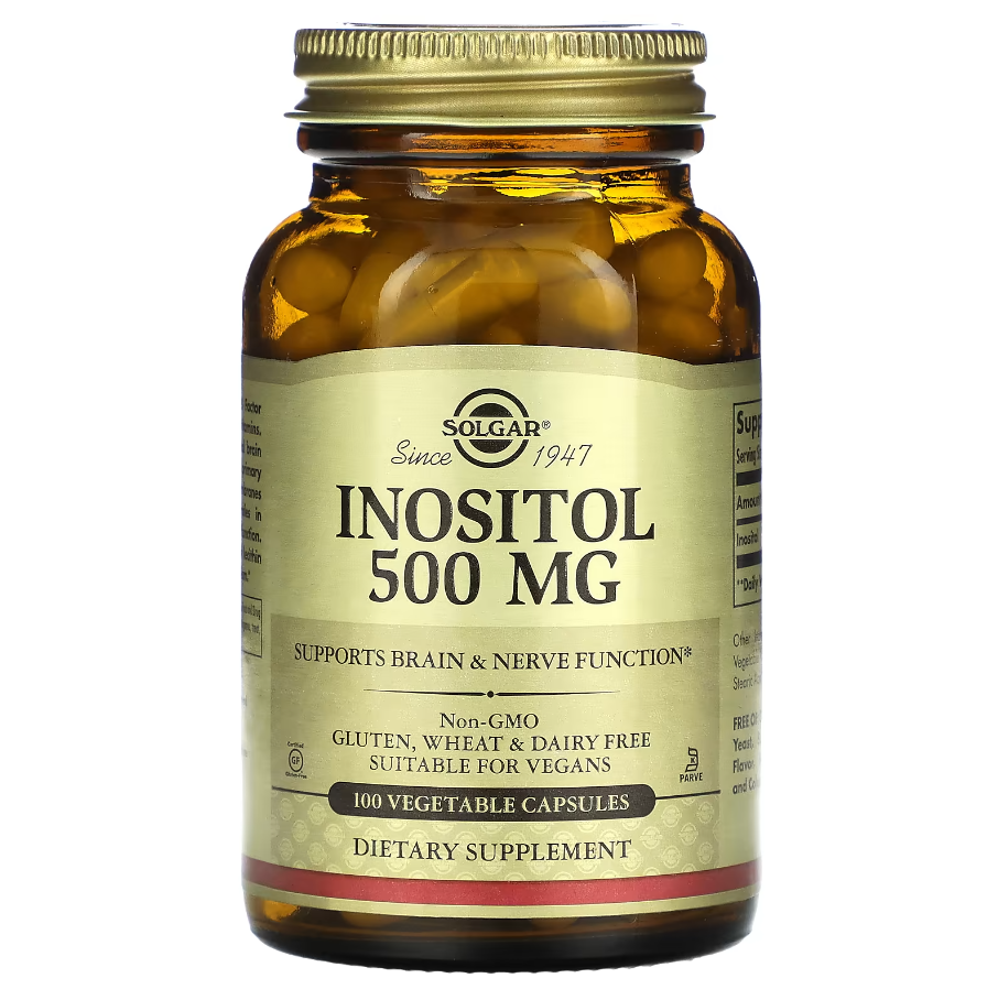 Inositol 500 мг Solgar 100 капсул, фото 1