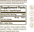 Solgar Zinc Citrate 30 mg 100 caps, фото 3