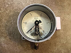 ЕКМ-1У Електроконтактний сигналізувальний манометр 2,5 кгс/см2 (Атм) Ф160 мм М20*1,5 (Стер-НОВІ!!!