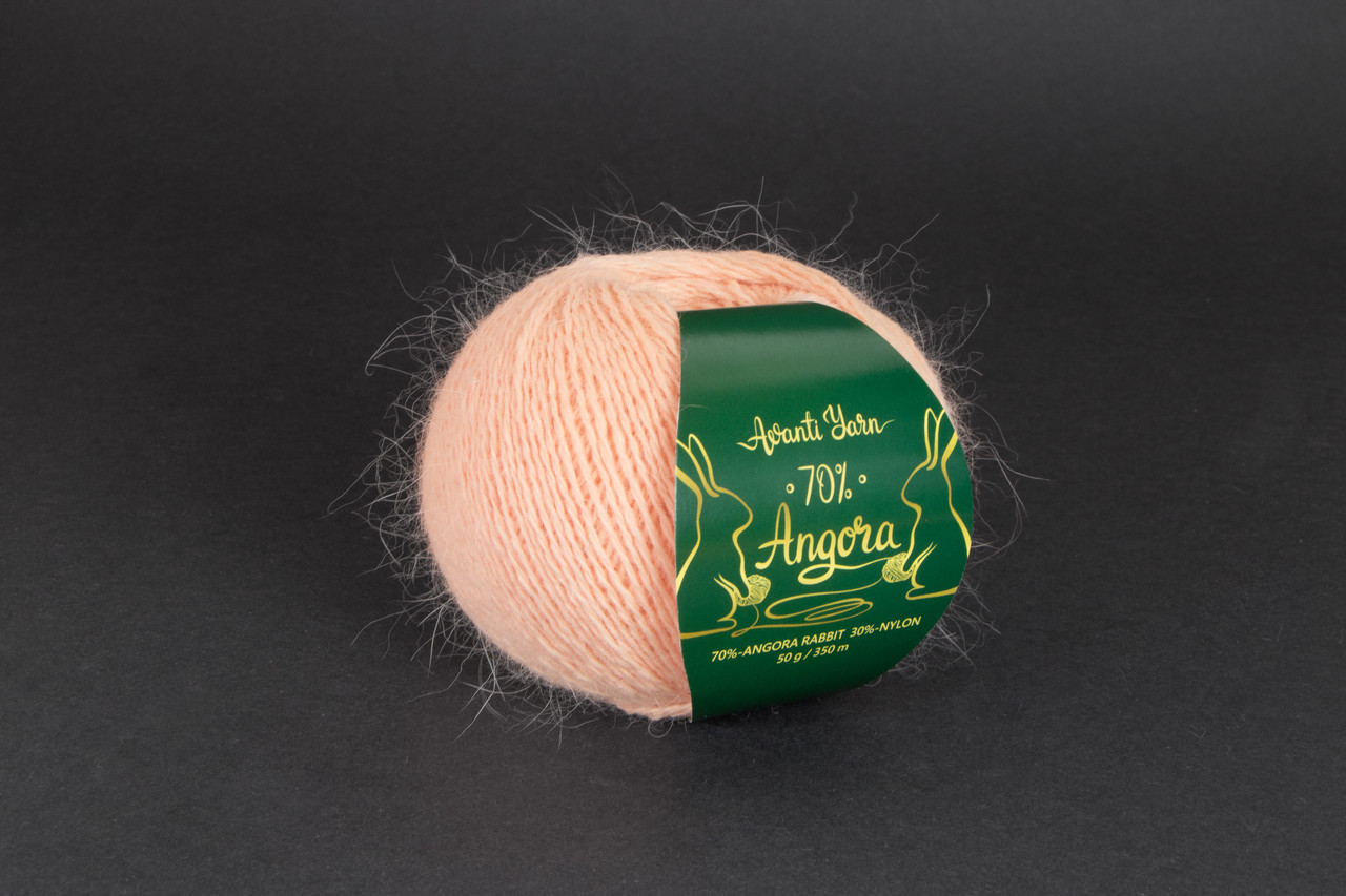 Angora (пряжа Ангора 70%) - 940 персиковий, фото 1