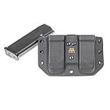 Подвійний паучер Ata-Gear Double pouch Ver. 1 для зброї Glock-17/22/47. Чорний, фото 4