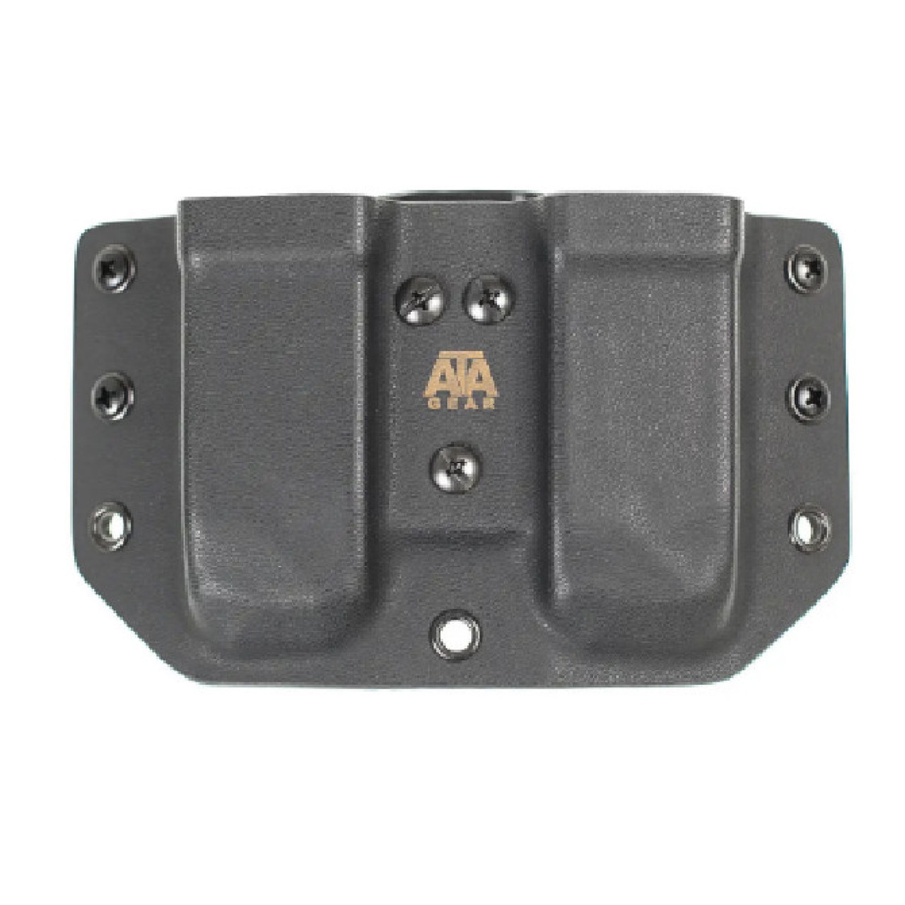 Подвійний паучер Ata-Gear Double pouch Ver. 1 для зброї Glock-17/22/47. Чорний