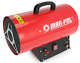 Газова теплова пушка MAR-POL M80925 17кВт зі шлангом та редуктором, фото 6