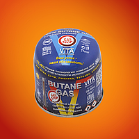 Газовий картридж під прокол із клапаном Gas Stop 190 грам