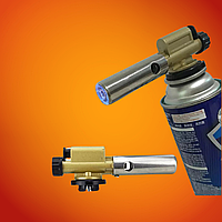 Газовий пальник насадка латунь М60, Газовий різак, Газовий пальник латунний M-60 з п'єзо підпалом