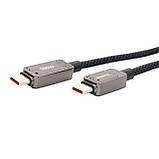 Кабель Type-C to Type-C 100W PD з індикацією для заряджання ноутбука та смартфона Remax 1.2m, фото 3