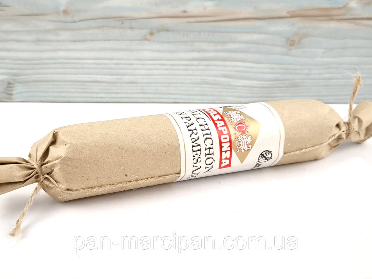 Ковбаса сиров'ялена з пармезаном Casaponsa Salchichon con Parmesano +- 250 г (Іспанія), фото 1