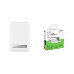 Акумулятор портативний літій-іонний Power Bank Belkin 10000 мА·год, 15 Вт, MagSafe Qi2, білий