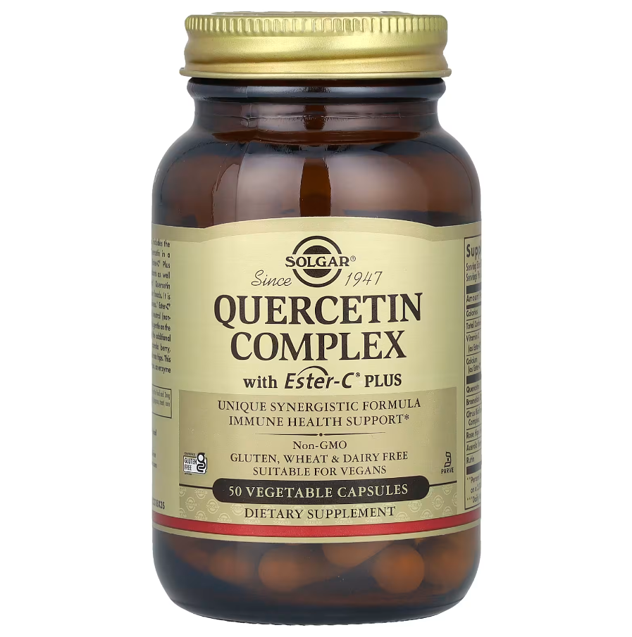 Quercetin Complex with Ester-C® Plus Solgar 50 капсул, фото 1