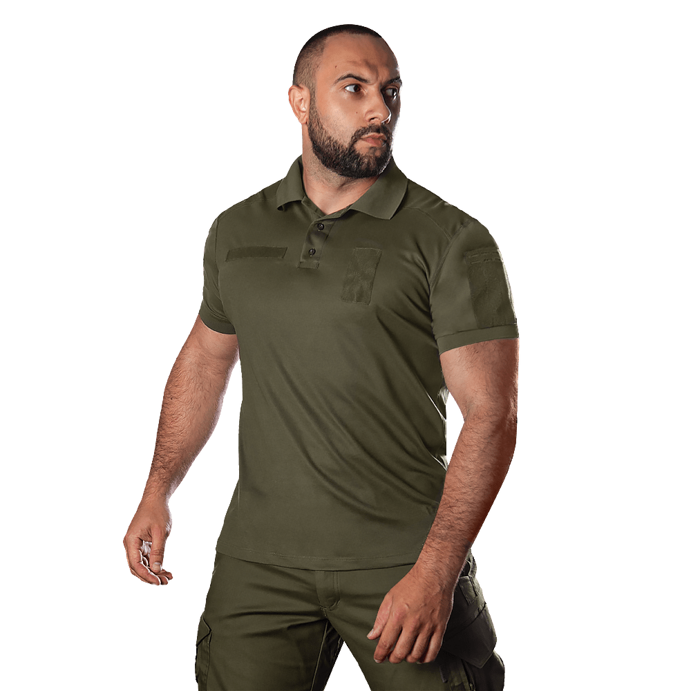 Поло тактичне для військових Army ID 2.0 CoolPass Pique LT Олива