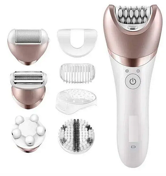 Епілятор акумуляторний Geemy GM-7003 5в1 з підсвічуванням