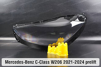 Скло фари Mercedes-Benz C-Class W206 (2021-2024) дорест ліве
