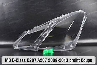 Скло фари Mercedes-Benz E-Class C207 A207 Coupe (2009-2013) дорест ліве