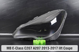 Скло фари Mercedes-Benz E-Class C207 A207 Coupe (2013-2017) рест ліве