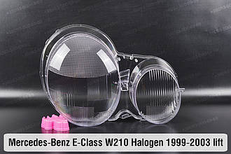 Скло фари Mercedes-Benz E-Class W210 Halogen (1999-2003) рест праве
