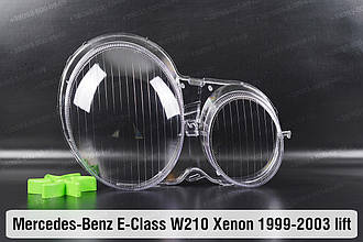 Скло фари Mercedes-Benz E-Class W210 Xenon (1999-2003) рест праве