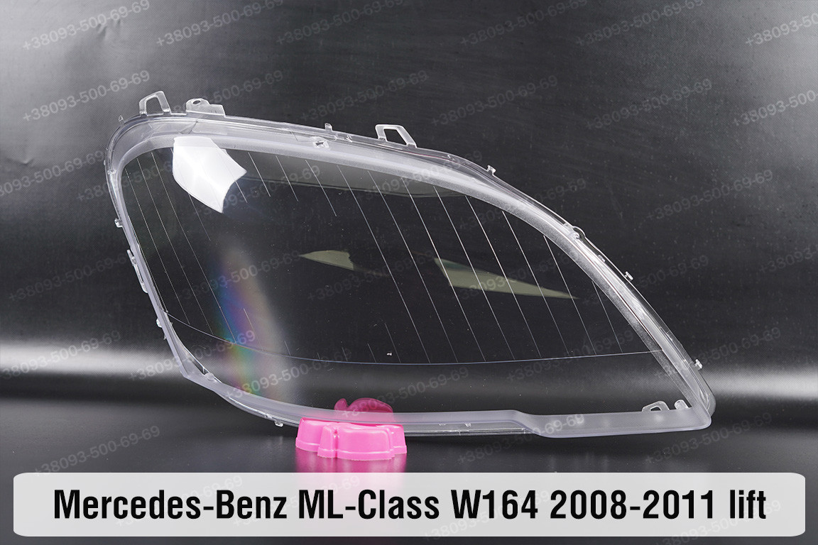 Скло фари Mercedes-Benz ML-Class W164 (2008-2011) рест праве
