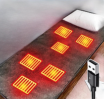 Електропростирадло з підігрівом до 50 °C 160х80 см USB