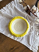 Тарілка для подачі Корал 250 мл Капучино Yellow