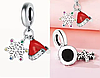 Срібний шарм-підвіска в стилі Pandora Christmas Time 925 проба Різдвяна та Новорічна прикраса Пандора, фото 2