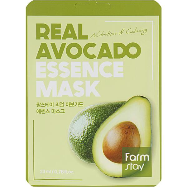 Маска тканинна з екстрактом авокадо FarmStay Real Avocado Essence Mask 23 мл, фото 1
