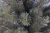 Сосна штучна TriumphTree Forest Frosted 60 см зелена з інеєм, маленька новорічна ялинка на підставці, фото 5
