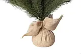 Сосна штучна TriumphTree Forest Frosted 60 см зелена з інеєм, маленька новорічна ялинка на підставці, фото 4