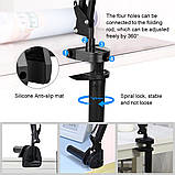 Настільний шарнірний тримач Puluz Live Broadcast із затискачем для телефона, фото 6