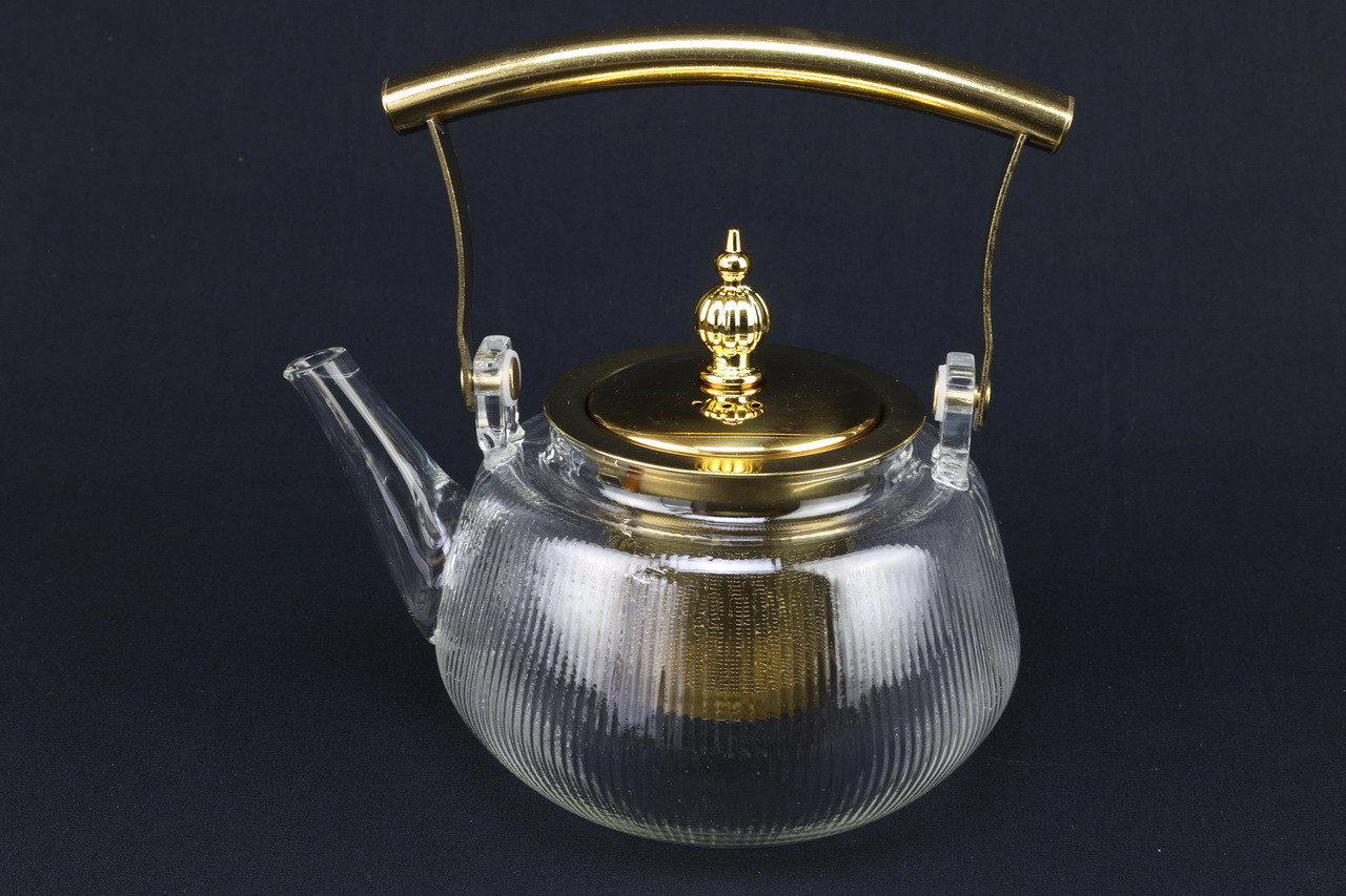 Заварник А-плюс 800мл з загартованого скла 1038