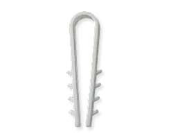 Дюбель-затискач для круглого кабелю D  6 білий