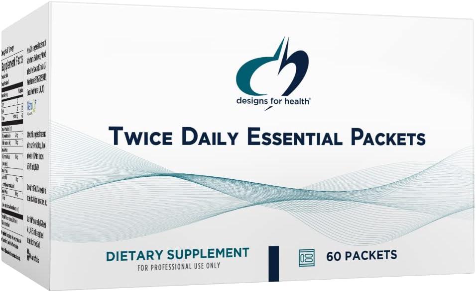 Designs for Health Twice Daily Essential Packets / Комплекс вітамінів двічі на день 60 пакетів