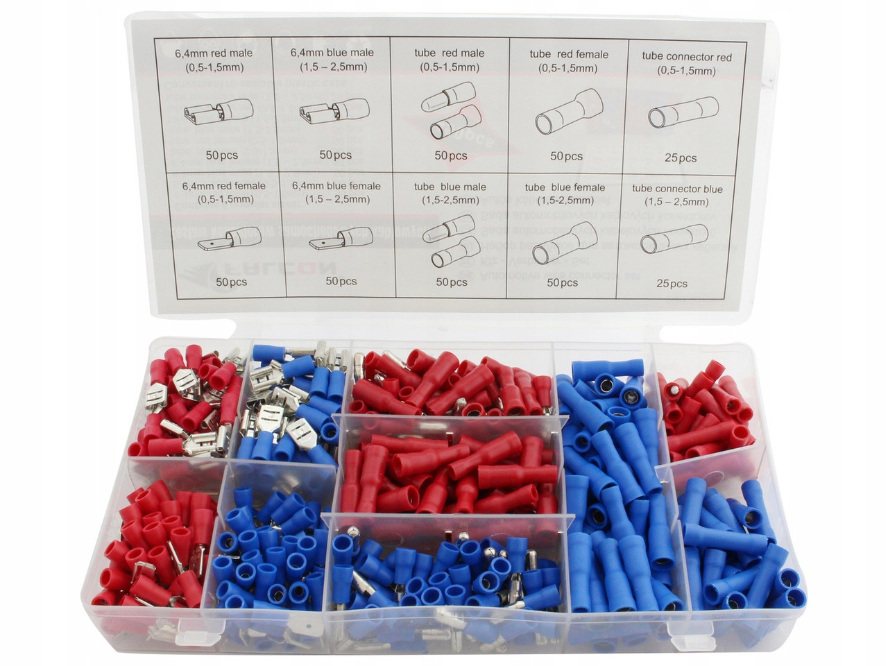 Набір ізольованих автомобільних роз'ємів 450 шт. Falcon F01139