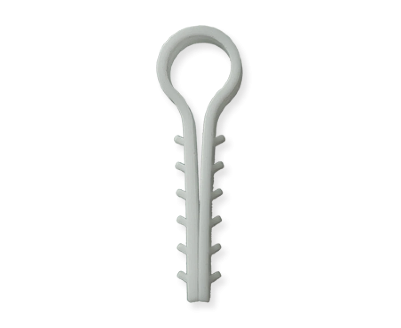 Дюбель-затискач для круглого кабелю D  12 білий, фото 1