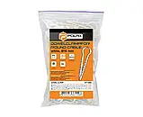 Дюбель-затискач для круглого кабелю D 16 білий, фото 2