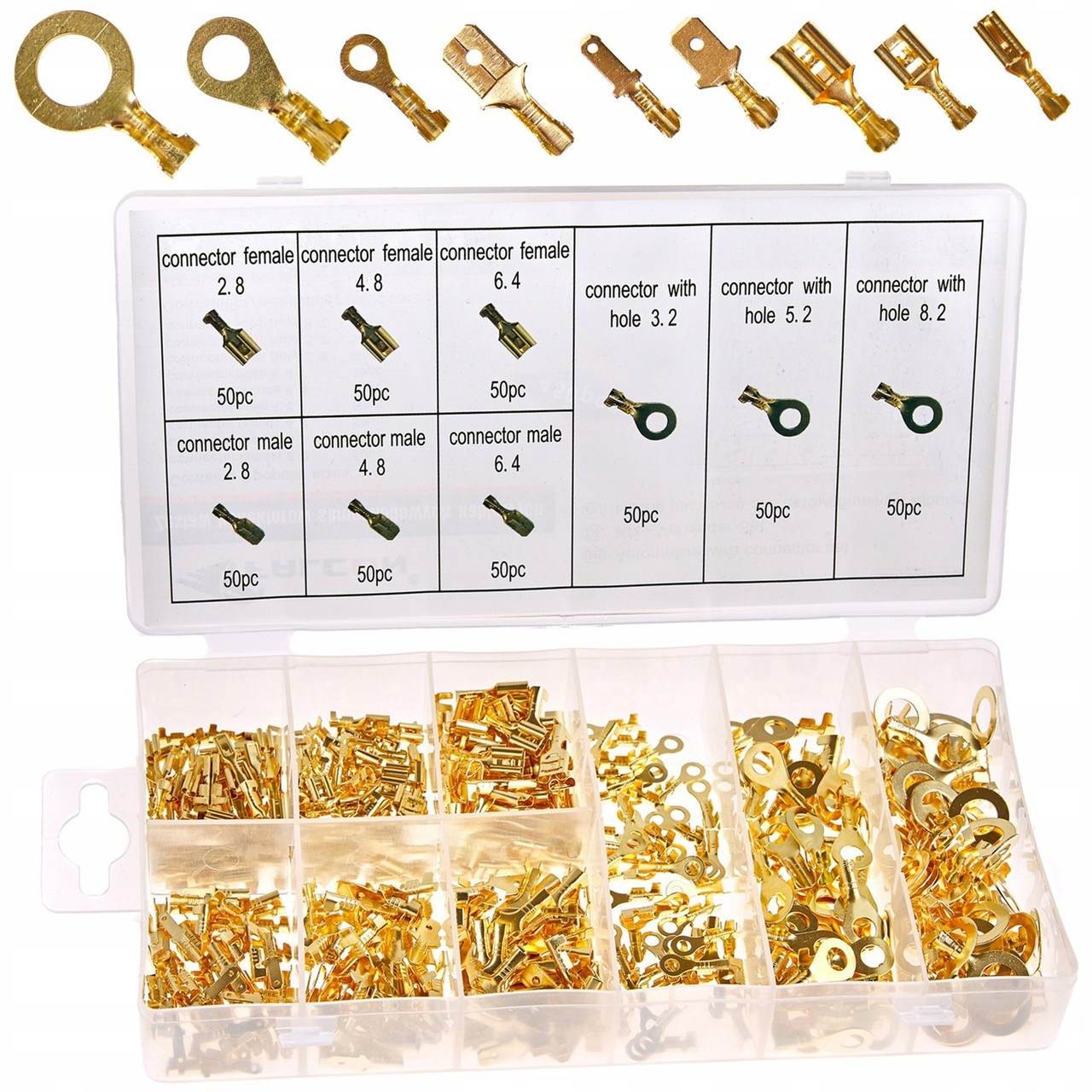 Набір роз'ємів автомобільних 450 шт. Falcon F01132