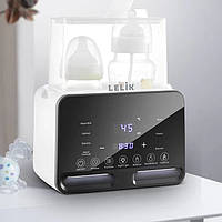 Умный стерилизатор и подогреватель детских бутылочек LELIK Smart Comfort Pro 5в1, подсветка, таймер, белый