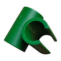 З'єднувач під кутом 90* діам. 11мм для металевих опор Agrario в ПВХ (упаковка 10шт)