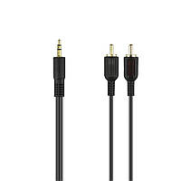 Кабель Аудiо Borofone BL11 3.5mm to double RCA 1,5M
