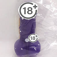 Мило у формі пеніса гліцеринове фіалковий