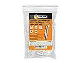 Дюбель-затискач для плоского кабелю 8х4 мм, білий, фото 2