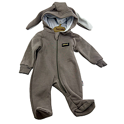 Чоловічок 0, 3, 6, 9 місяців Туреччина трикотажна для новонародженого на хлопчика хакі (ЧН191)