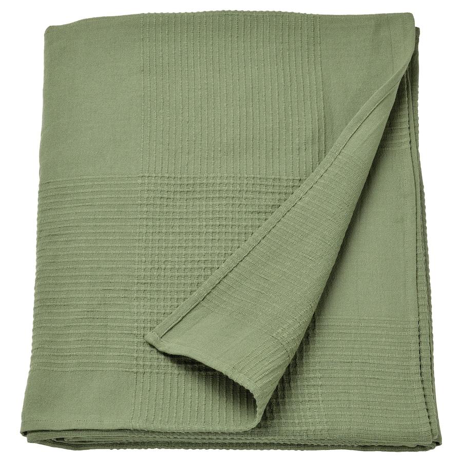 Покривало IKEA INDIRA 230х250 см Зелене 005.826.25