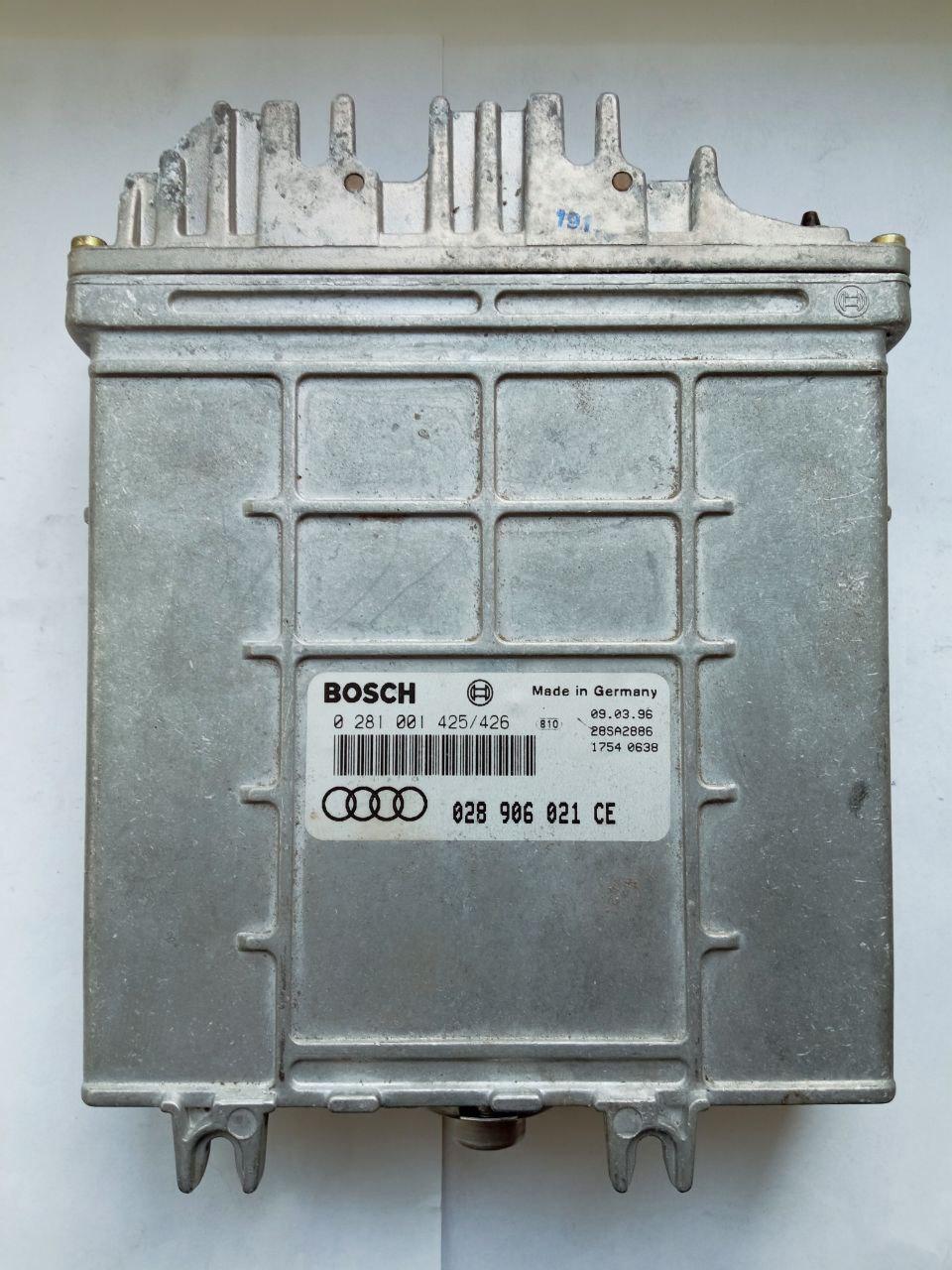Електронний блок керування Audi Bosch 0 281 001 425/426 / 0281001425/426 / 028 906 021 CE / 028906021CE