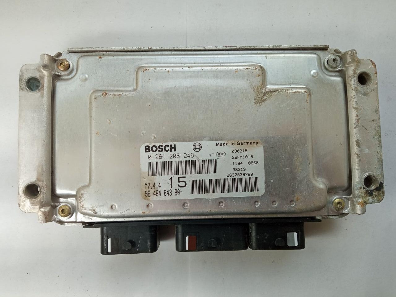 Електронний блок керування Bosch 0 261 206 246 / 0261206246 / M7.4.4 / M744 / 96 484 843 80 15 / 9648484380 15