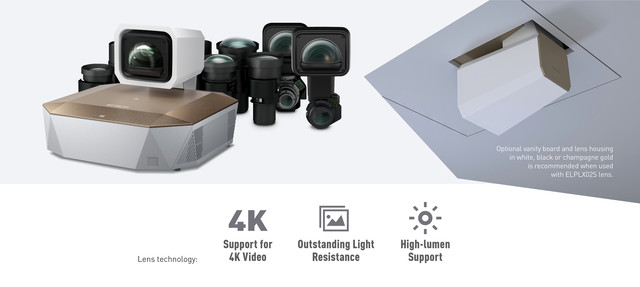 Epson EH-QL7000B лазерний 4K/120Hz 10000 lm проектор для домашнього кінотеатру (без оптики)