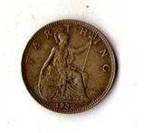 Велика Британія › Король Георг V 1 фартінг 19032рік №2695, фото 2