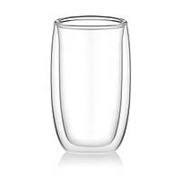 Набір склянок Ardesto з подвійними стінками B 380 мл 2 шт прозорий (AR2638B)