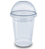 Склянка 500 мл. PET ЩІЛЬНИЙ без кришки (арт.500СС) (1000/50) Кр.0598