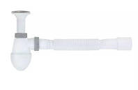 Сифон Умивальник Литий, Гофротруба ITAL U1010 1 1/4" x 40 (40*40/50)