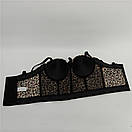 Корсет бюстьє з щільною чашкою леопардовий принт, фото 4